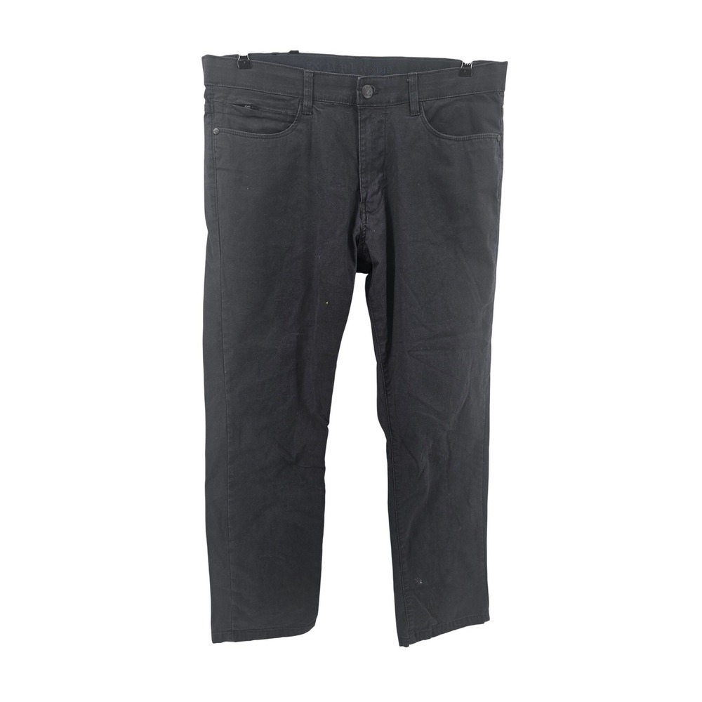 English Laundry Pants Mens 32x30 Black 5-Pocket Comfort Stretch Chino Straight